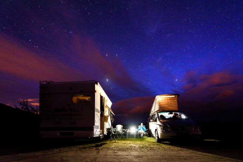 Überwintern auf dem Campingplatz